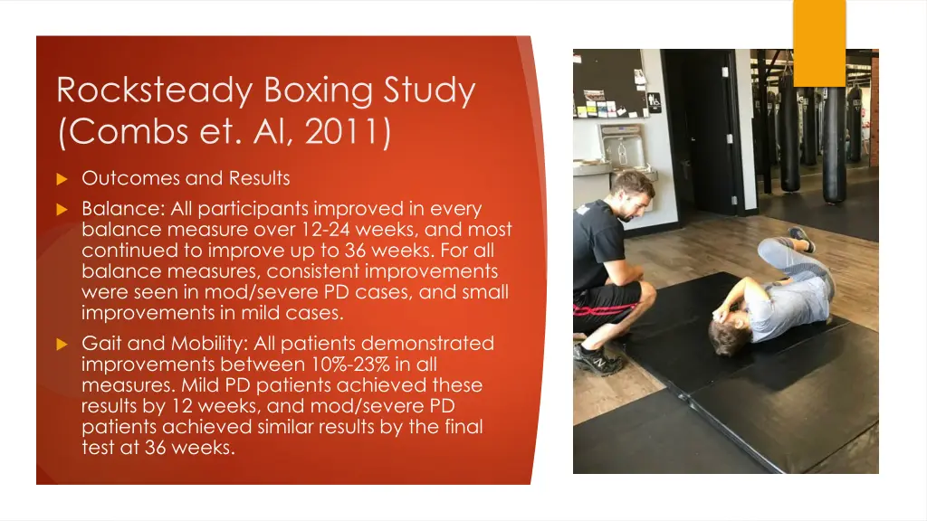 rocksteady boxing study combs et al 2011 4