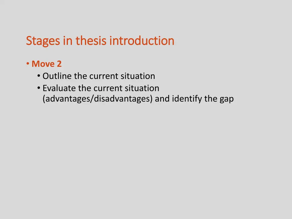 stages in thesis introduction stages in thesis 1