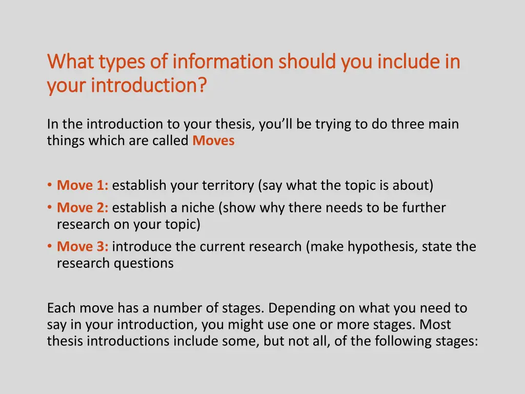 what types of information should you include