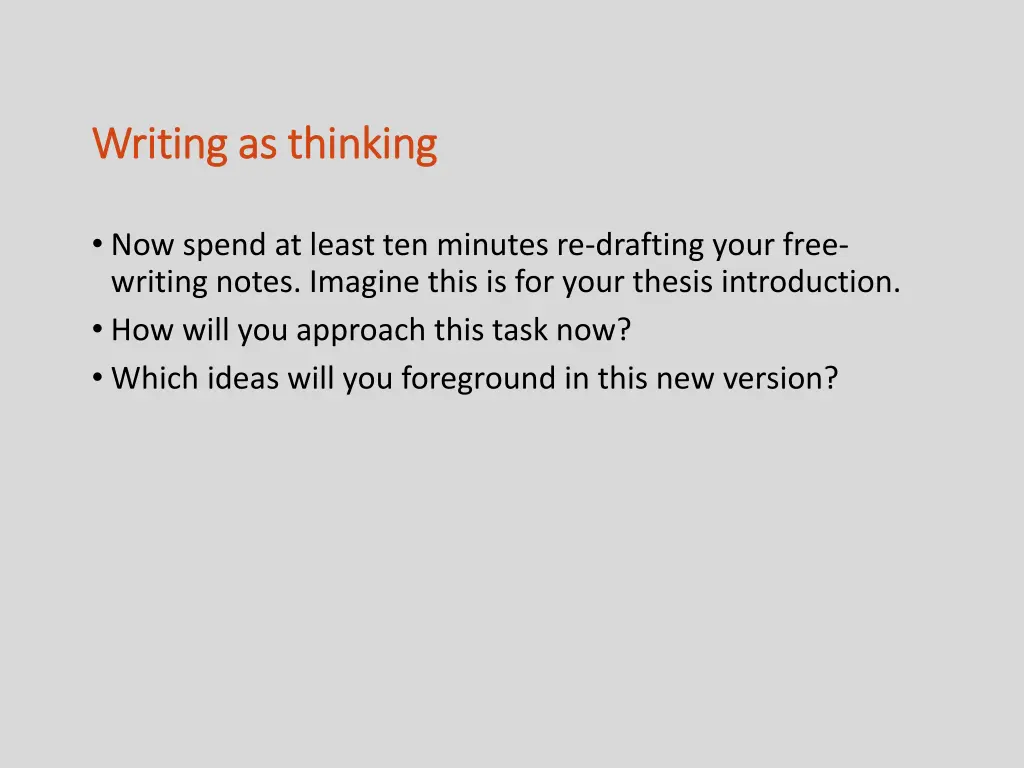 writing as thinking writing as thinking 5