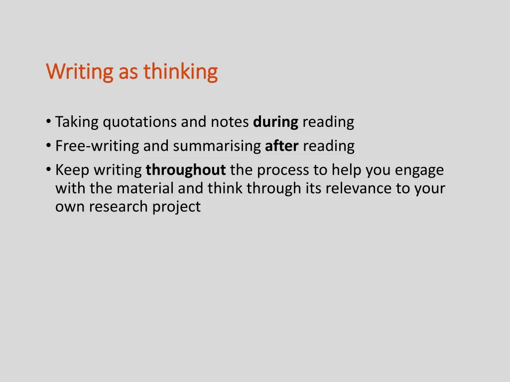 writing as thinking writing as thinking 7