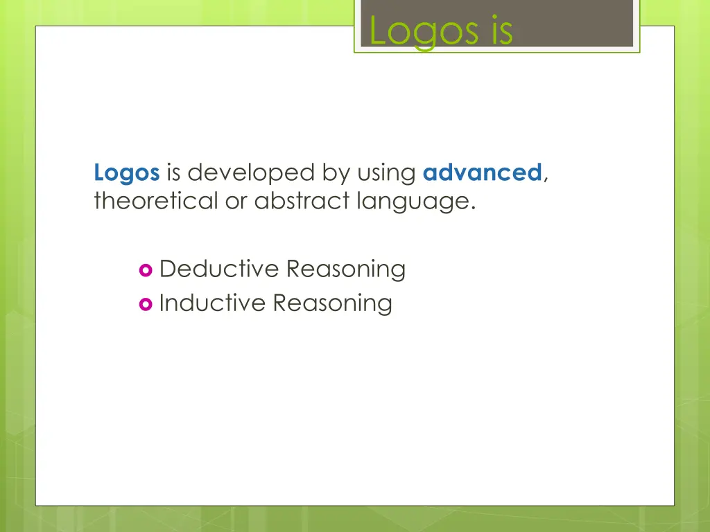 logos is 3