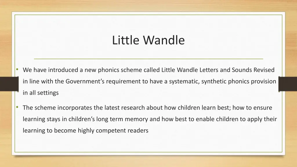 little wandle