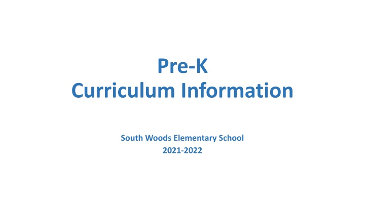 pre k