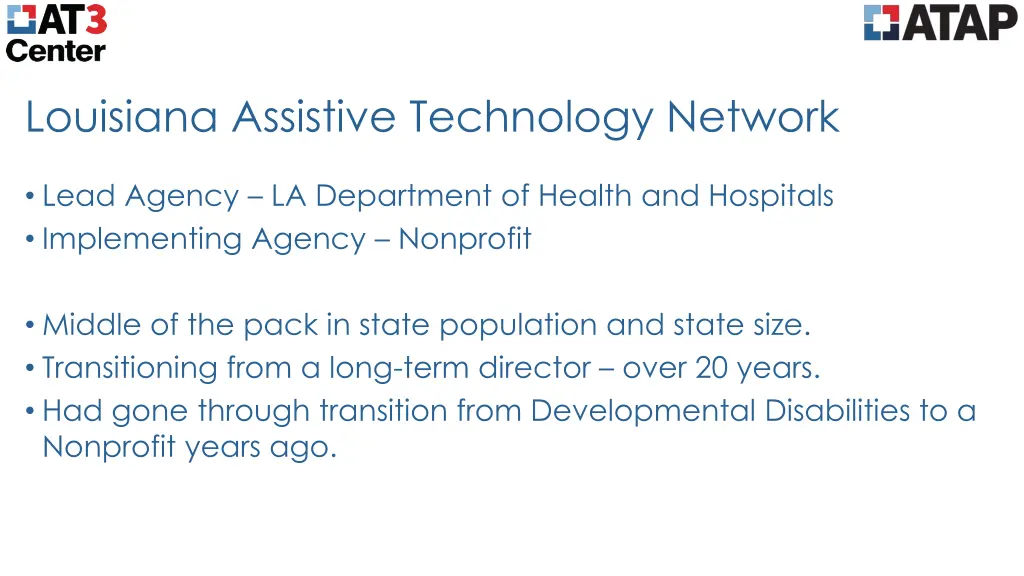 louisiana assistive technology network