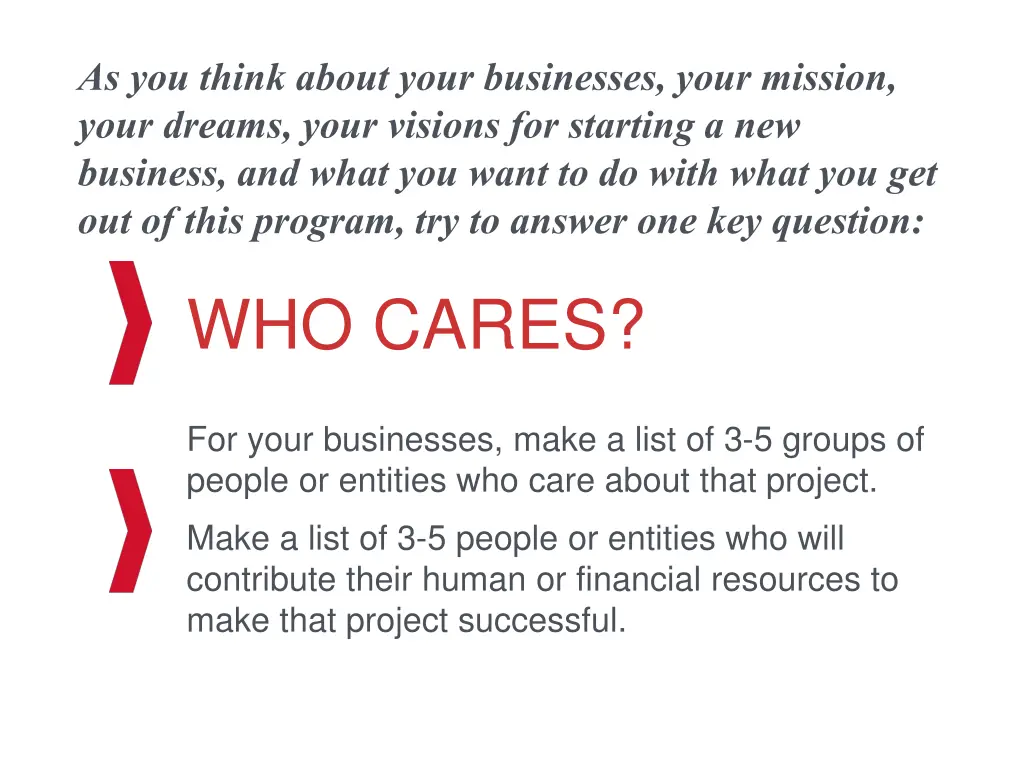 as you think about your businesses your mission 2