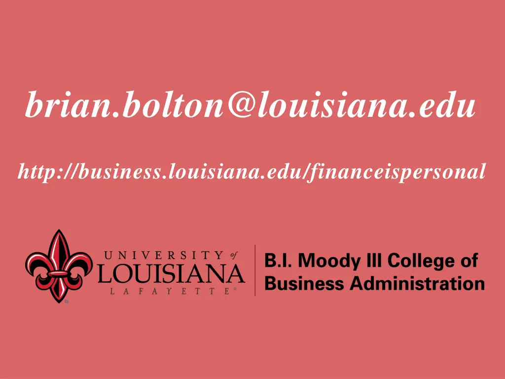 brian bolton@louisiana edu