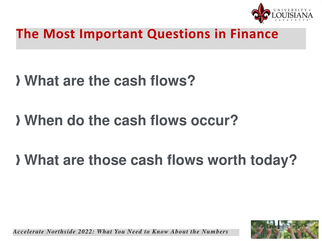 the most important questions in finance