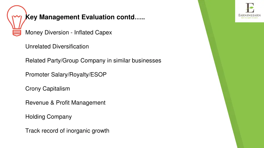 key management evaluation contd