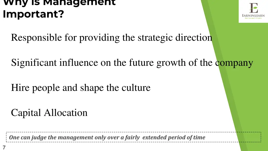 why is management important