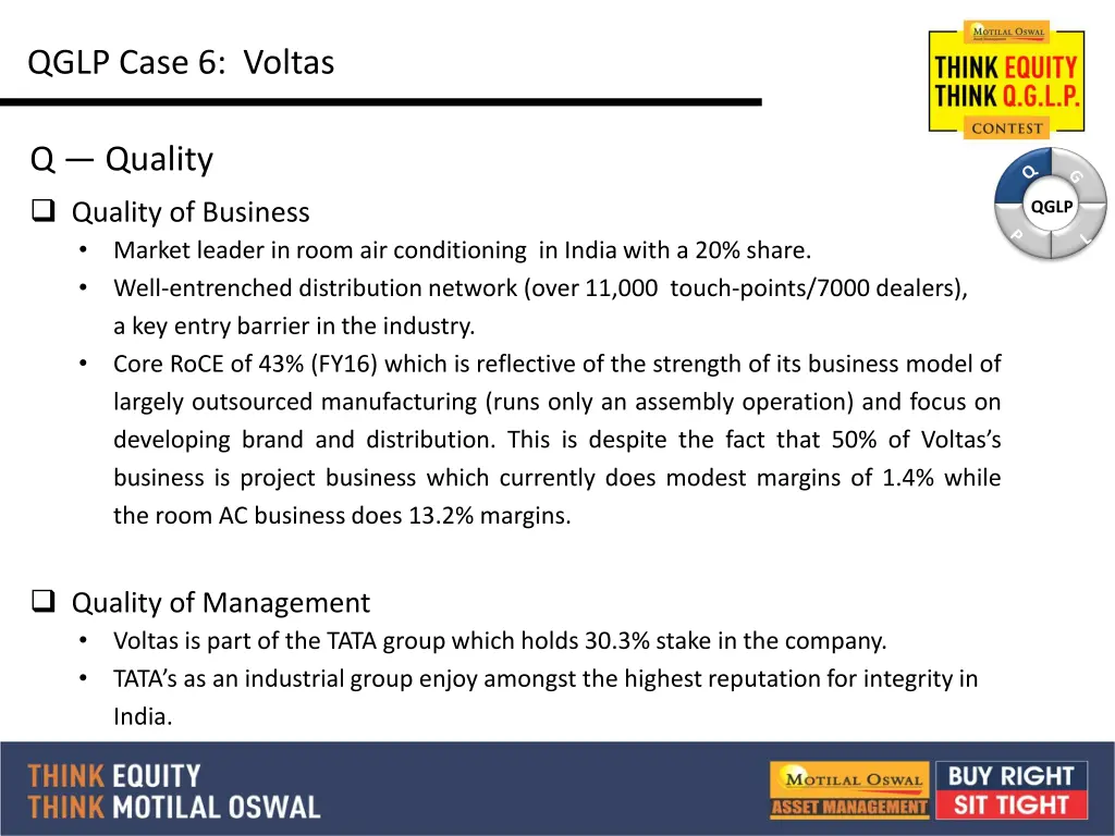 qglp case 6 voltas