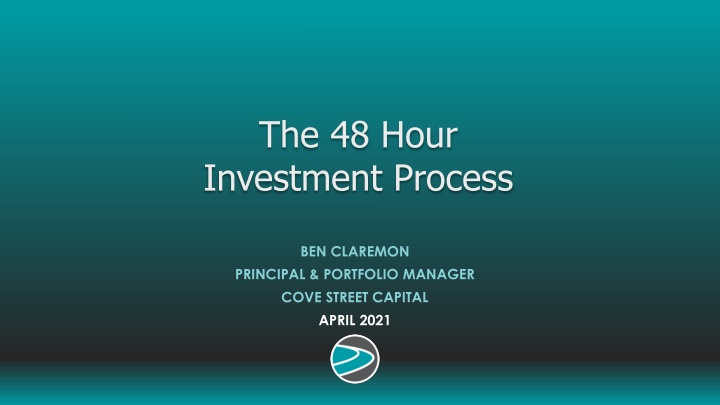 the 48 hour investment process