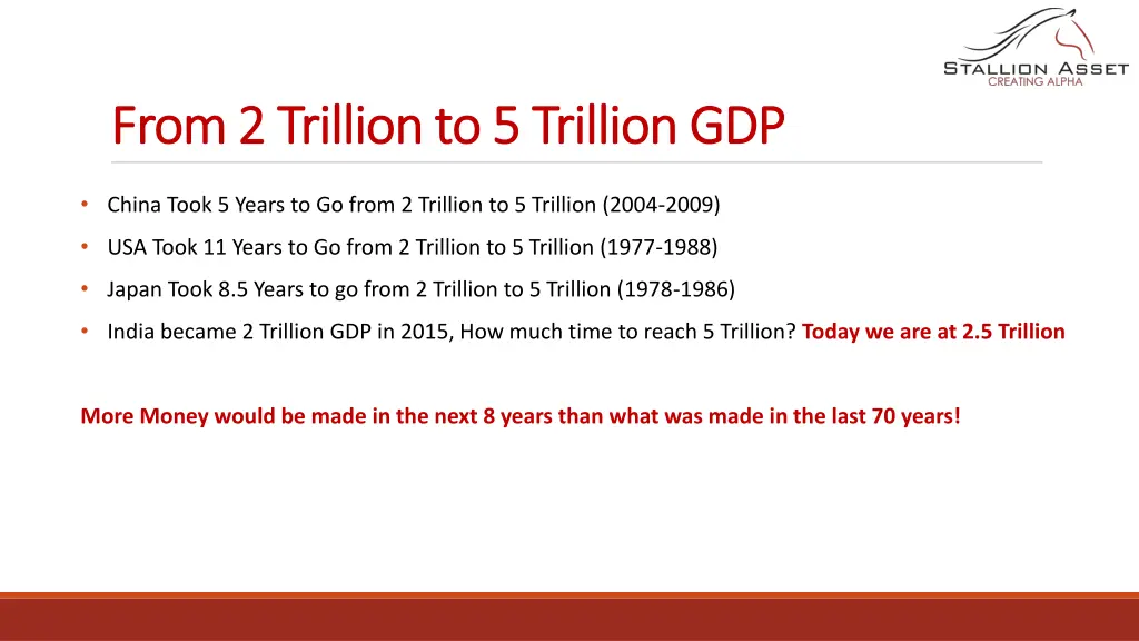 from 2 trillion to 5 trillion gdp from 2 trillion