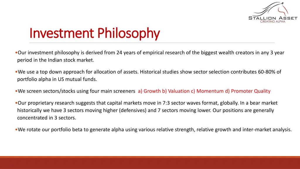 investment philosophy investment philosophy