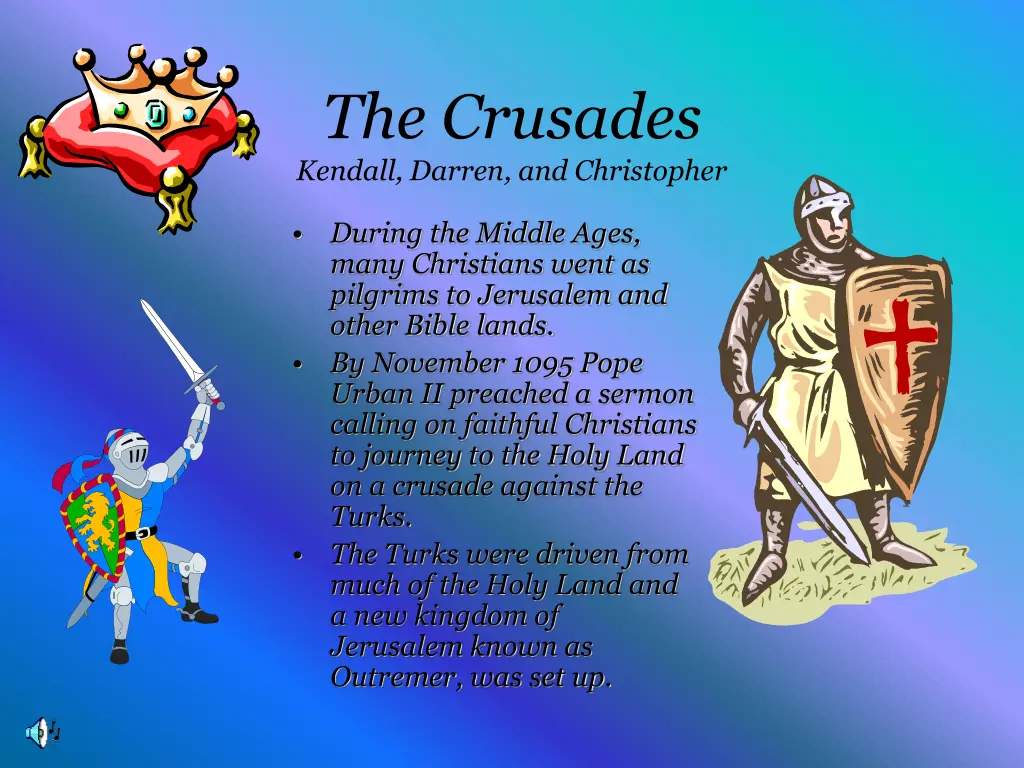 the crusades kendall darren and christopher