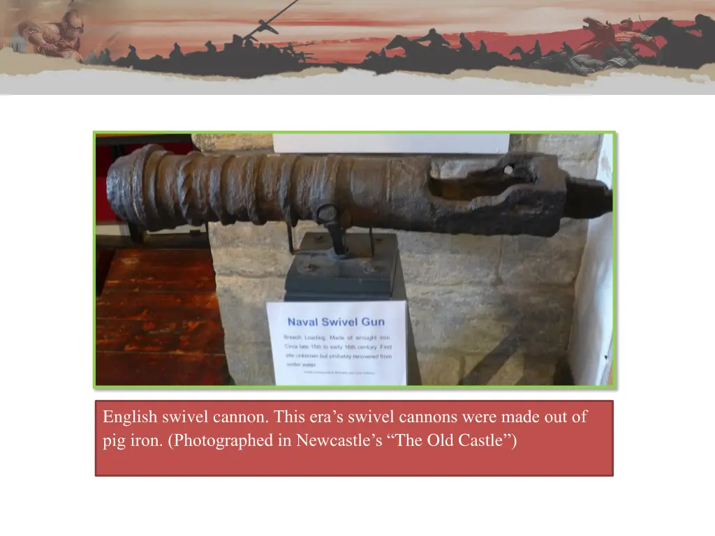 english swivel cannon this era s swivel cannons