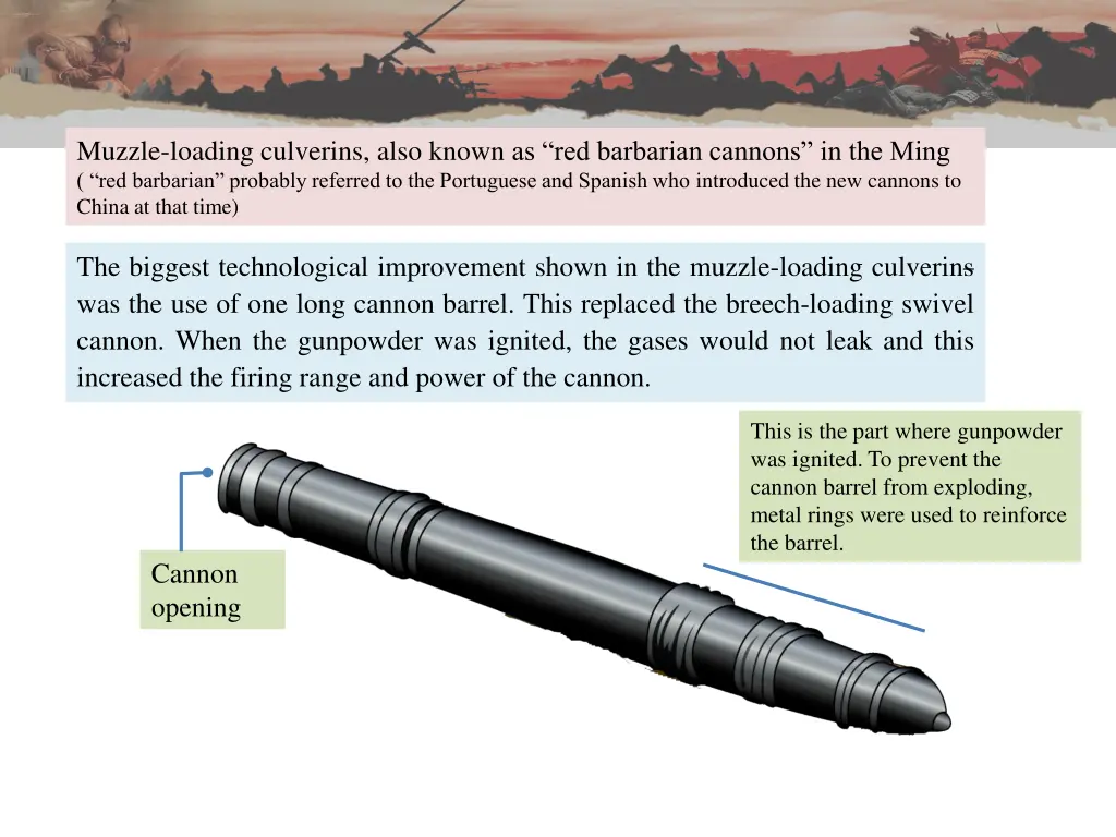 muzzle loading culverins also known