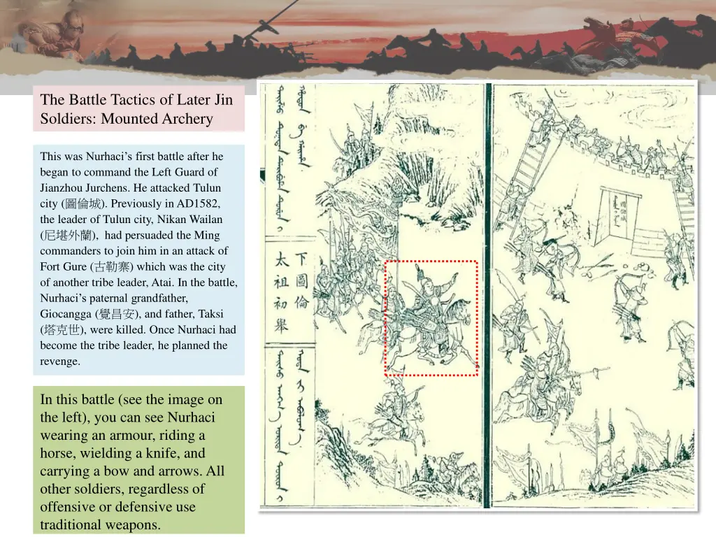 the battle tactics of later jin soldiers mounted