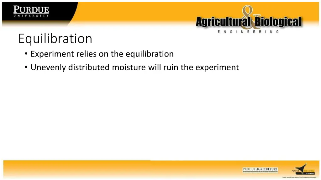 equilibration