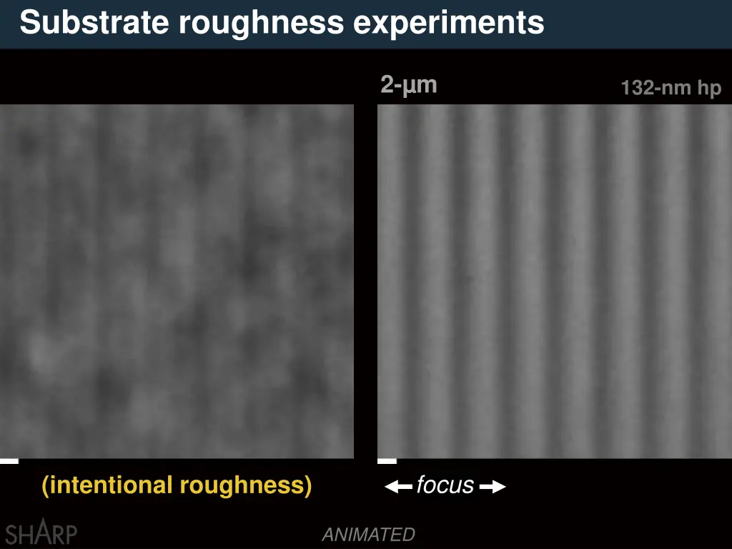 substrate roughness experiments