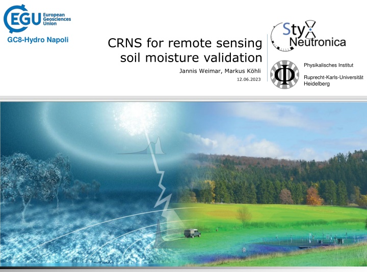 crns for remote sensing soil moisture validation