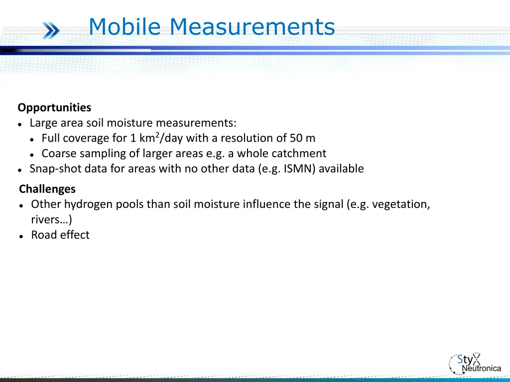 mobile measurements