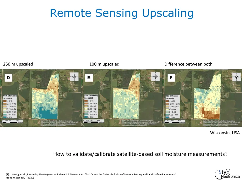 remote sensing upscaling