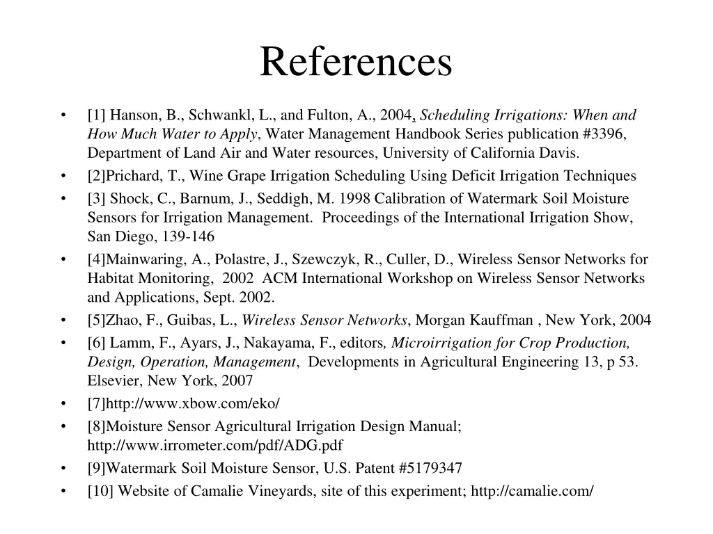 references