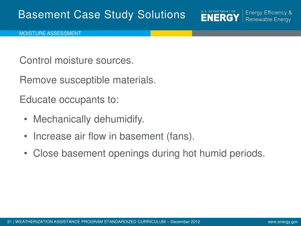 basement case study solutions