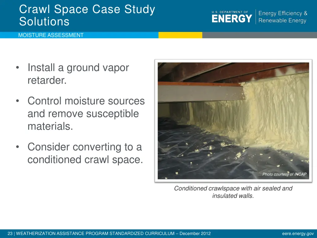 crawl space case study solutions