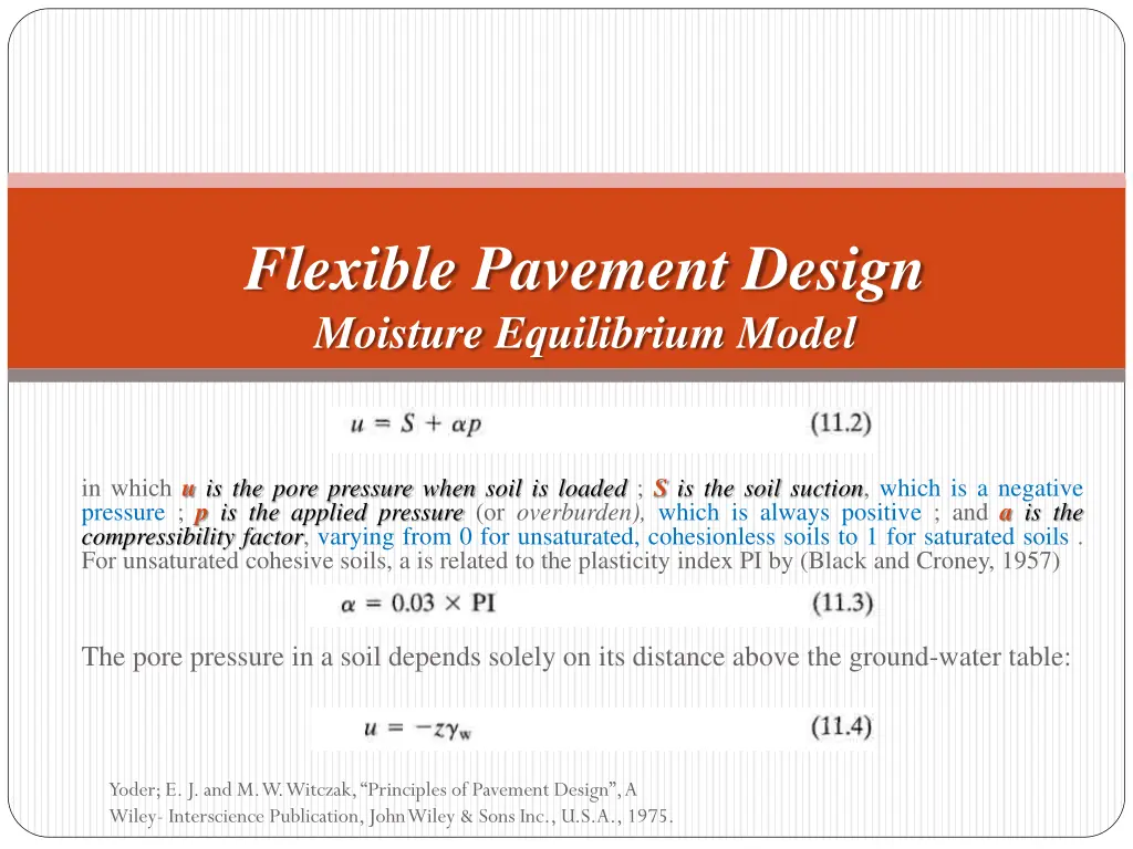 flexible pavement design moisture equilibrium 1