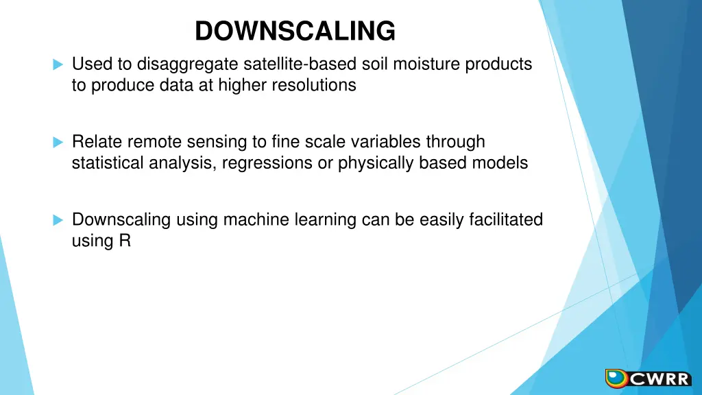 downscaling