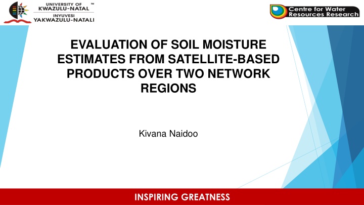 evaluation of soil moisture estimates from