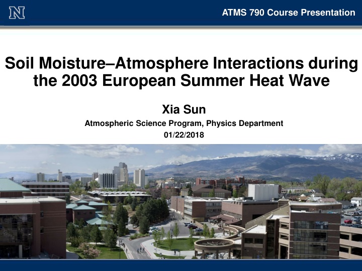 atms 790 course presentation