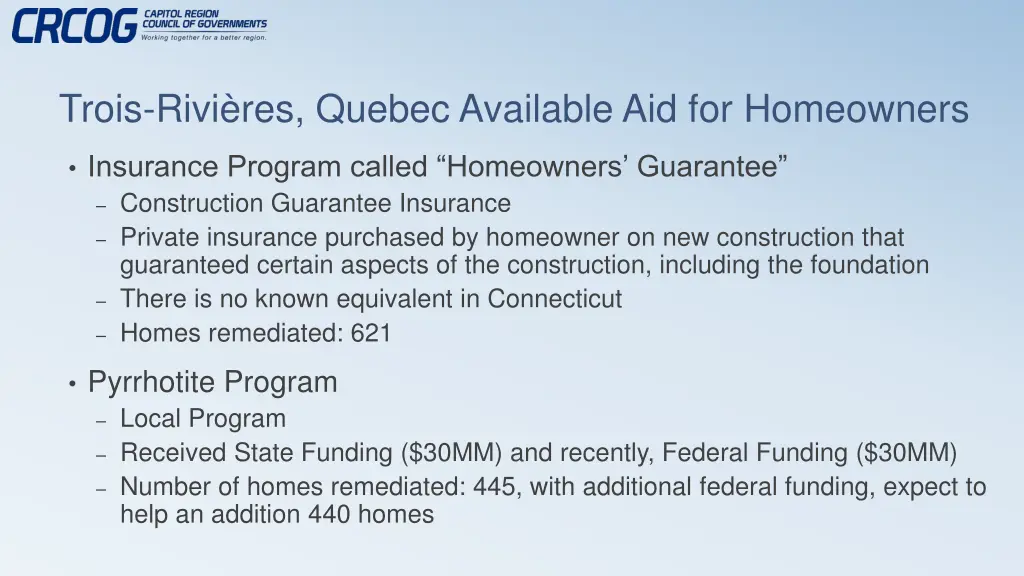 trois rivi res quebec available aid for homeowners