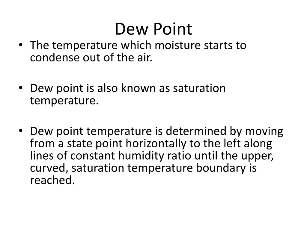 dew point