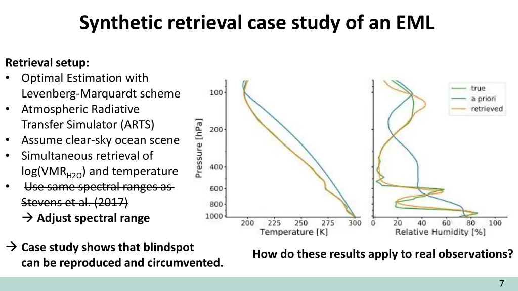 synthetic retrieval case study of an eml 7