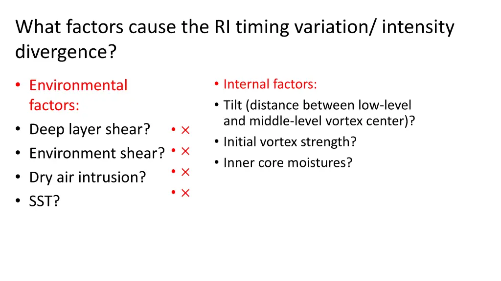 what factors cause the ri timing variation