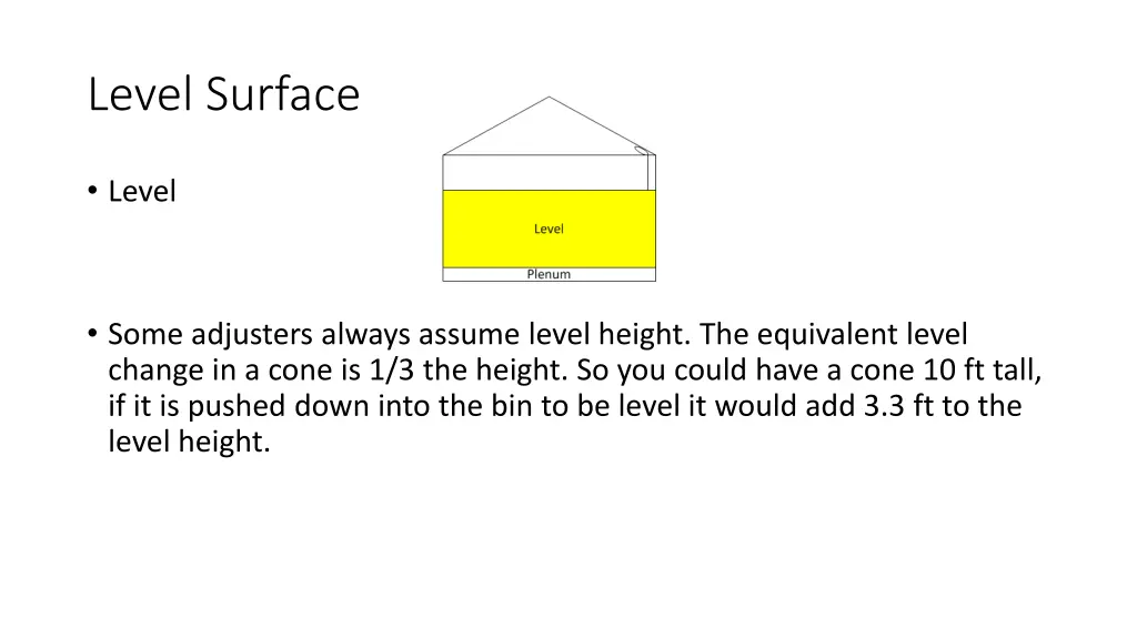 level surface