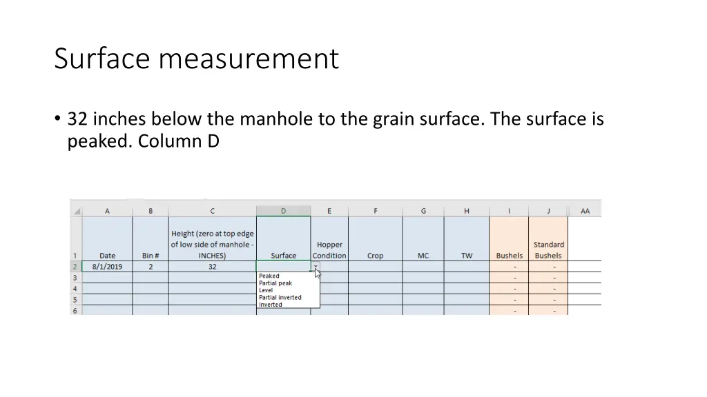 surface measurement