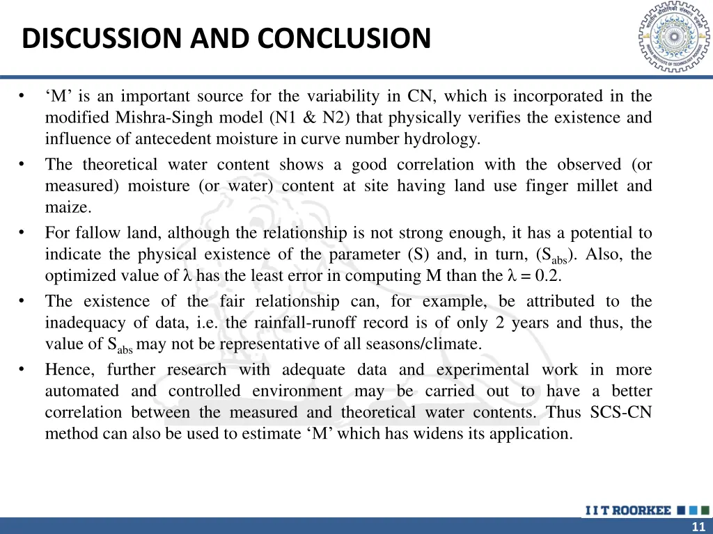 discussion and conclusion