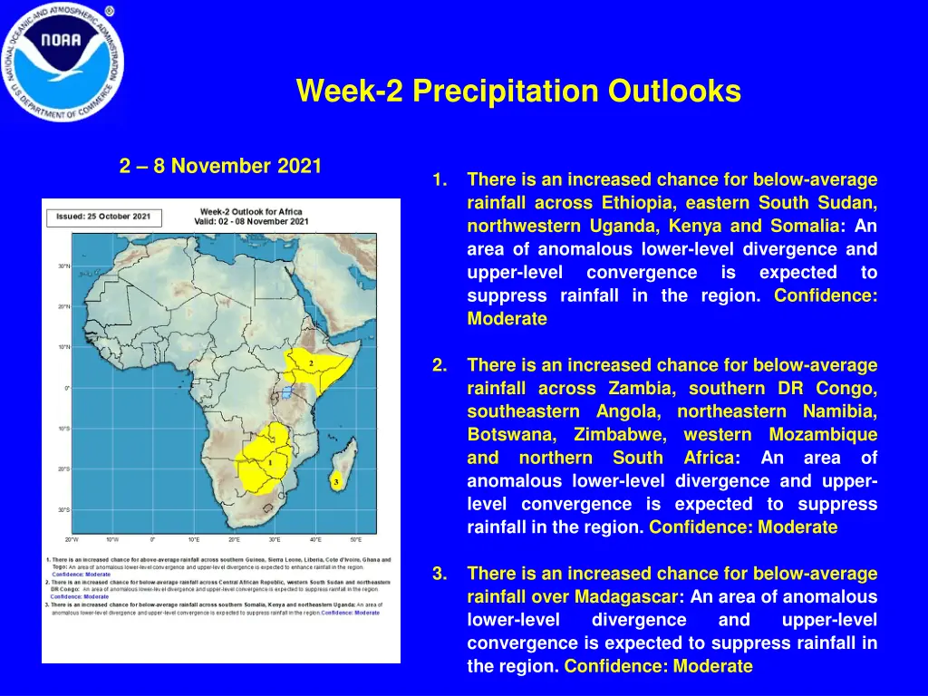 week 2 precipitation outlooks