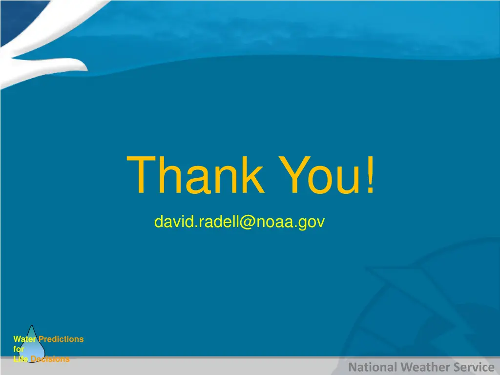 thank you david radell@noaa gov