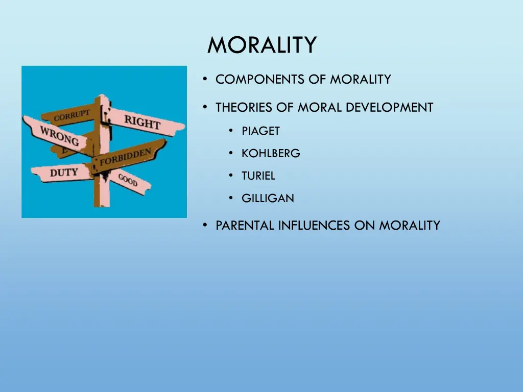 morality