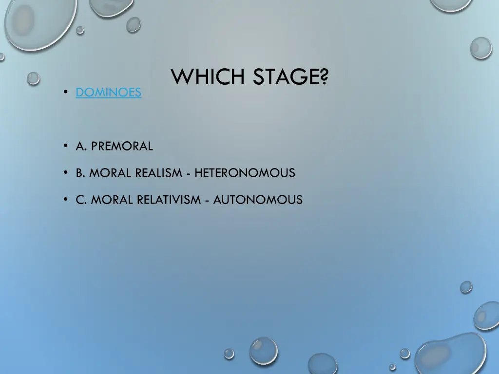 which stage