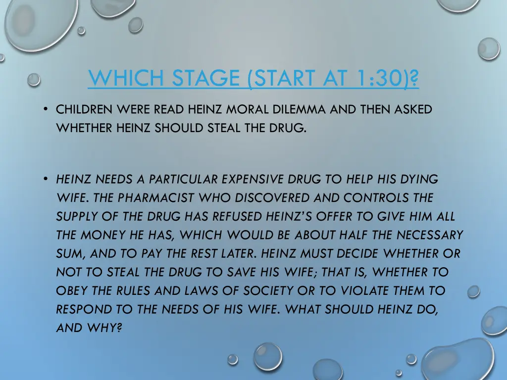 which stage start at 1 30