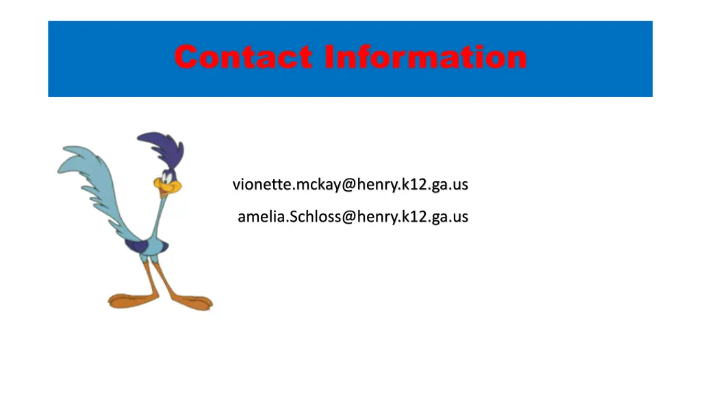 contact information