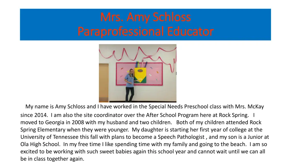 mrs amy schloss mrs amy schloss paraprofessional