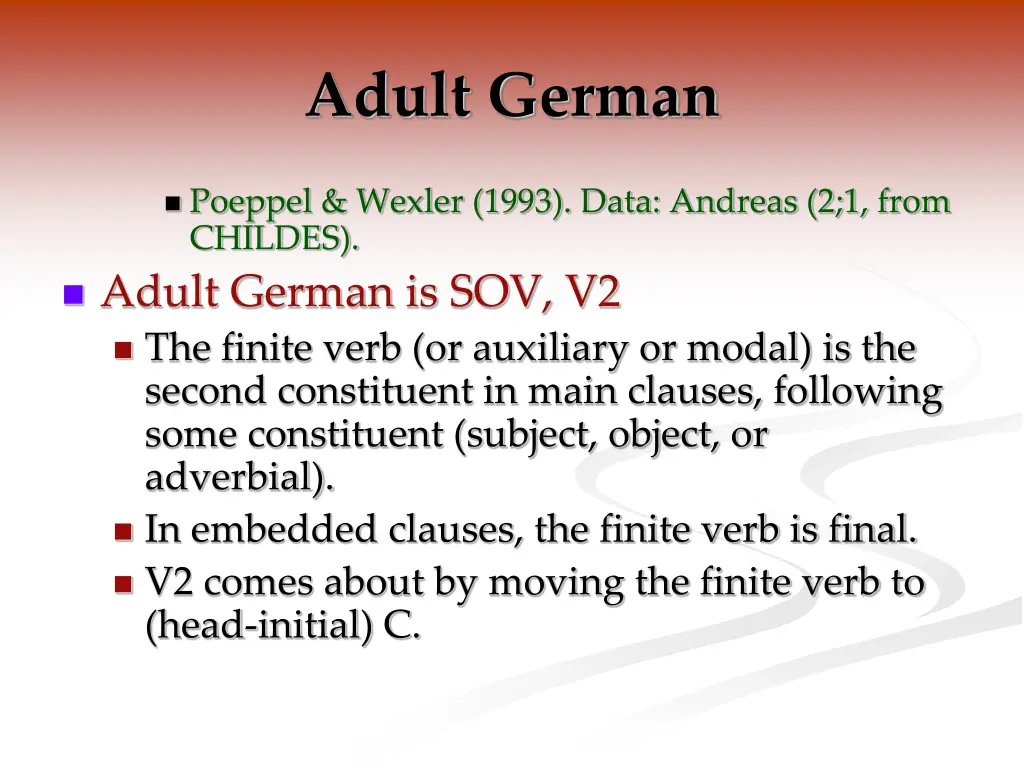 adult german