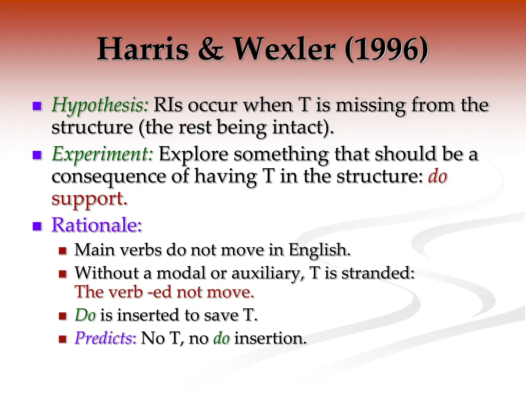 harris wexler 1996 1